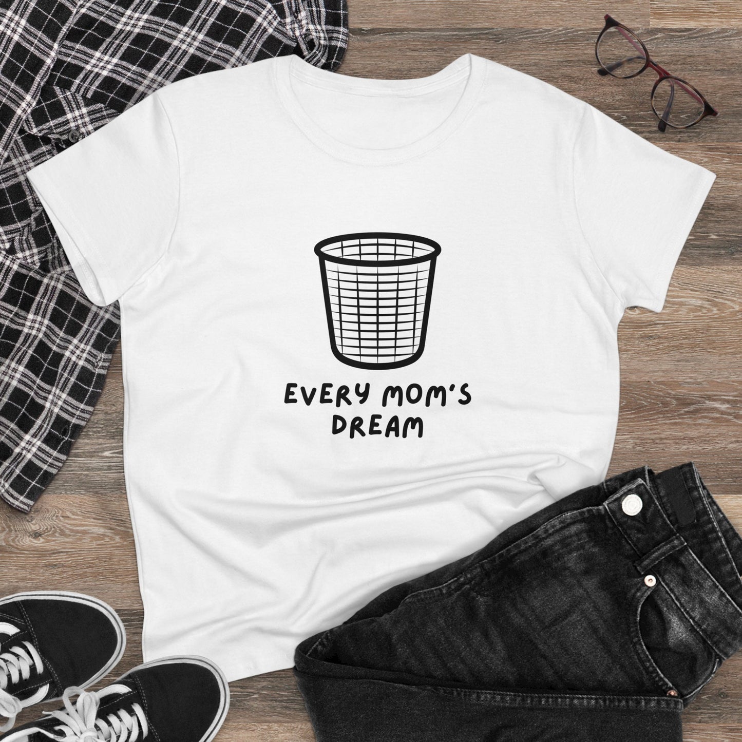 Der Traum jeder Mama mittelschweres Baumwoll-T-Shirt