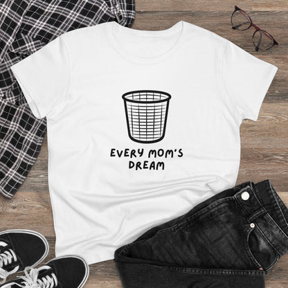 Der Traum jeder Mama mittelschweres Baumwoll-T-Shirt