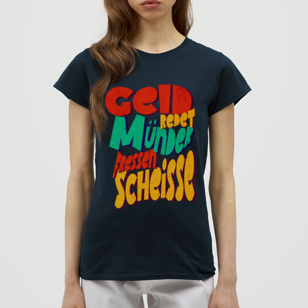 Geld Frauen T-Shirt - Navy