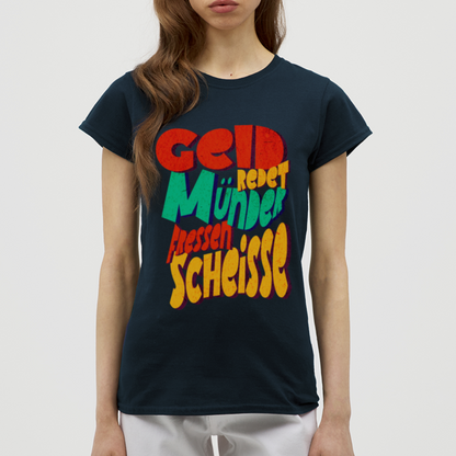 Geld Frauen T-Shirt - Navy