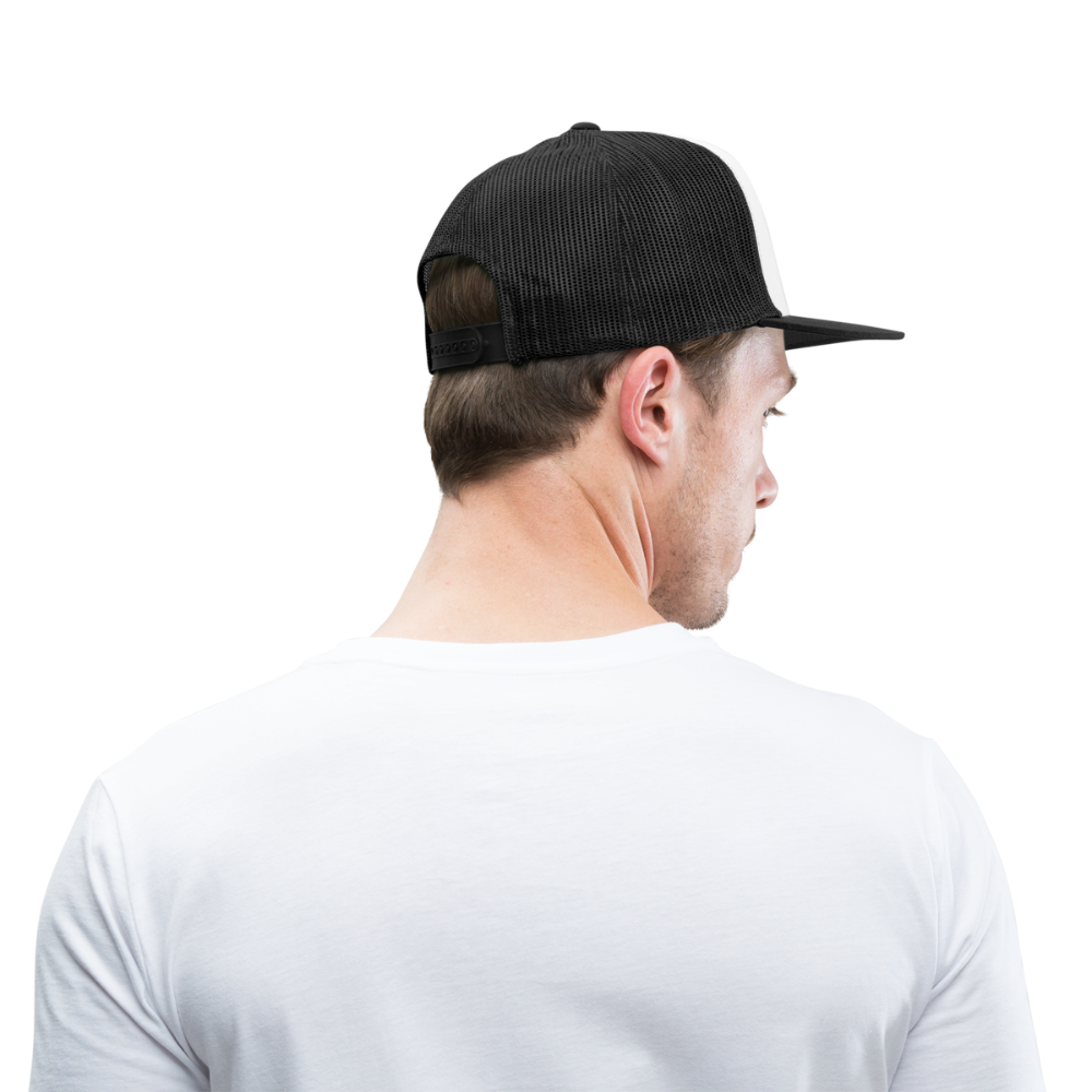 Baustelac Trucker-Kappe - Weiß/Schwarz