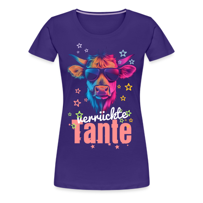 Moderne Tante Damen Premium T-Shirt - Lila