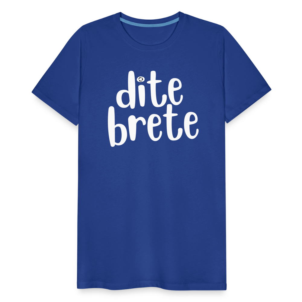 Dite Brete Herren Premium T-Shirt - Königsblau