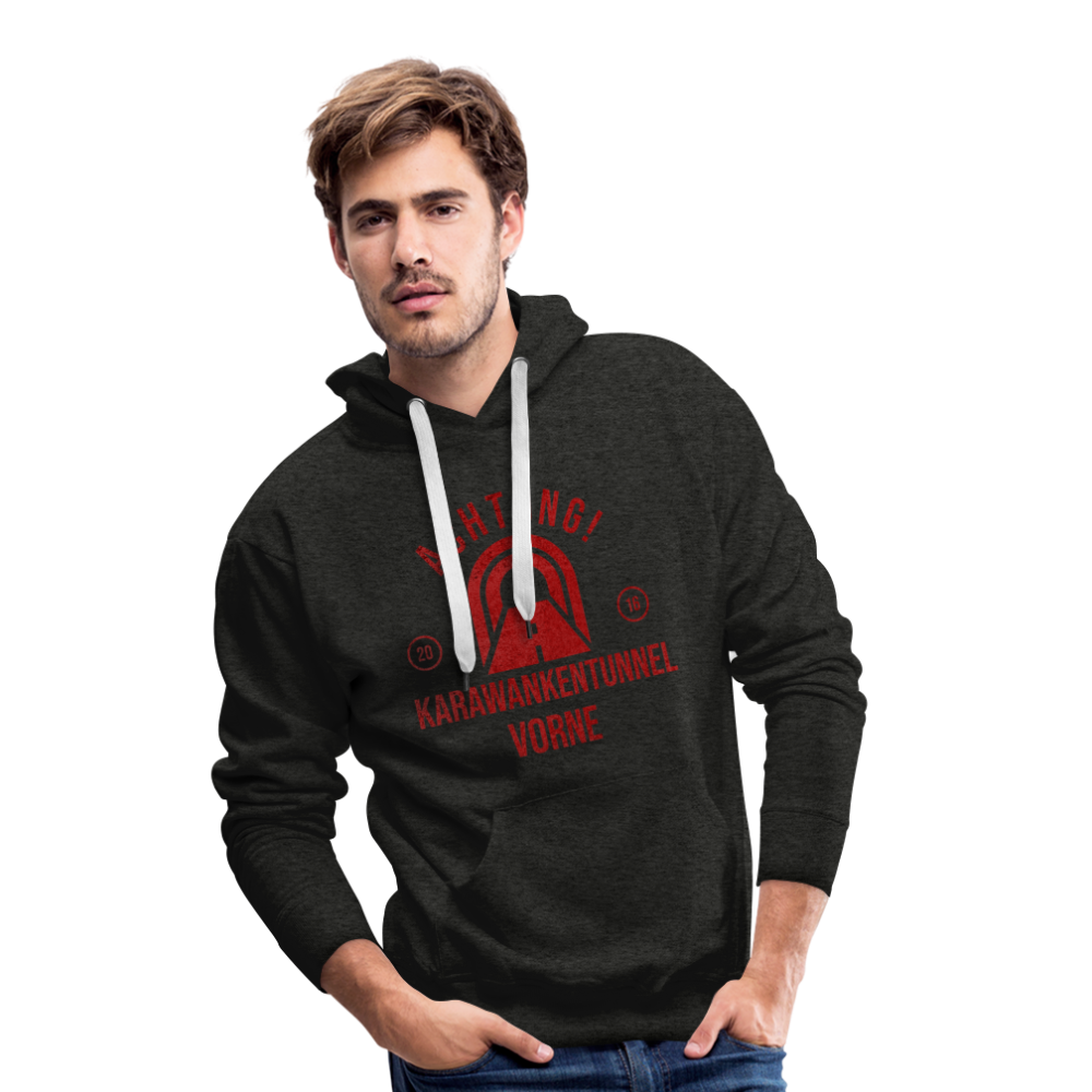 Karawankentunnel Männer Premium Hoodie - Anthrazit