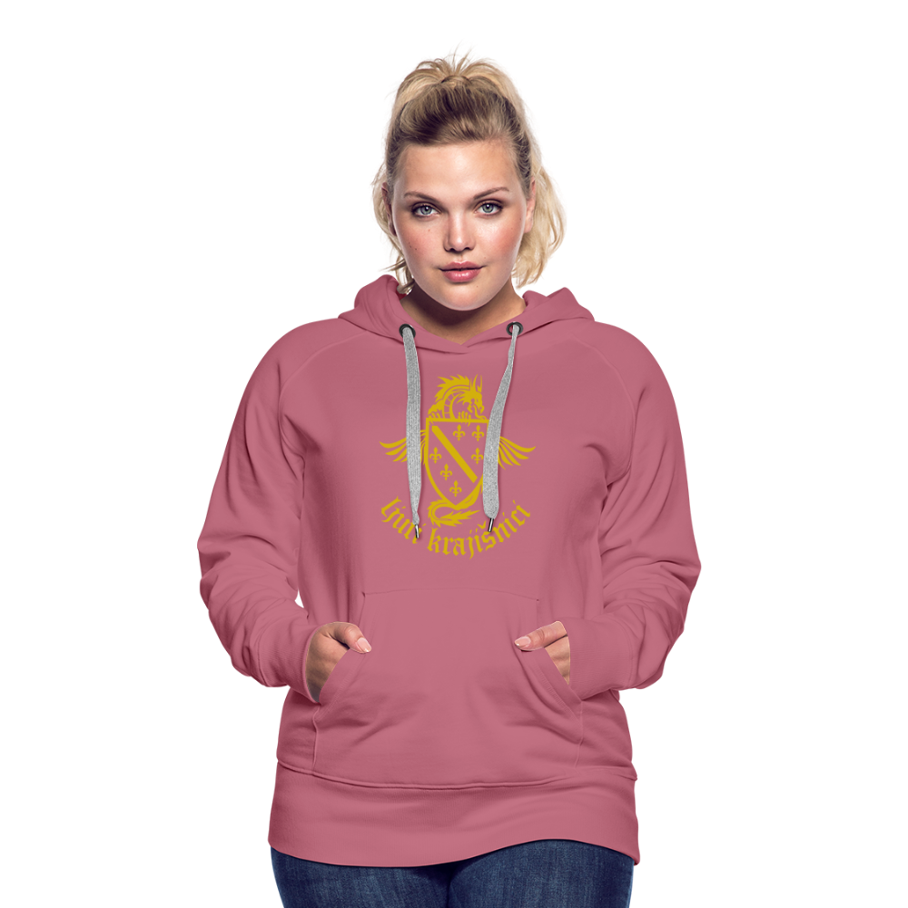 Ljuti Krajisnici Damen Premium Kapuzenpullover - Malve