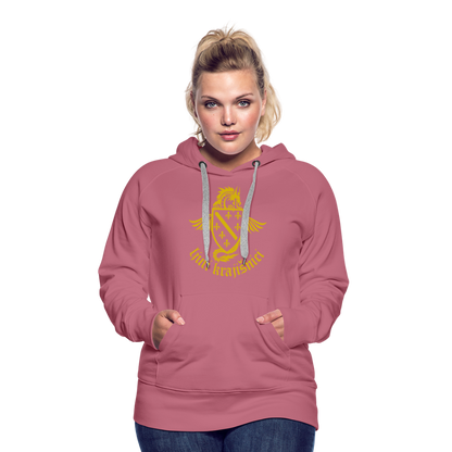 Ljuti Krajisnici Damen Premium Kapuzenpullover - Malve