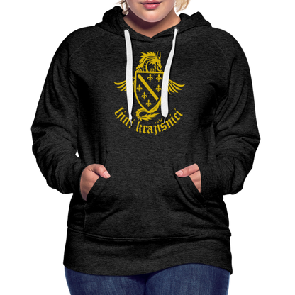 Ljuti Krajisnici Damen Premium Kapuzenpullover - Anthrazit