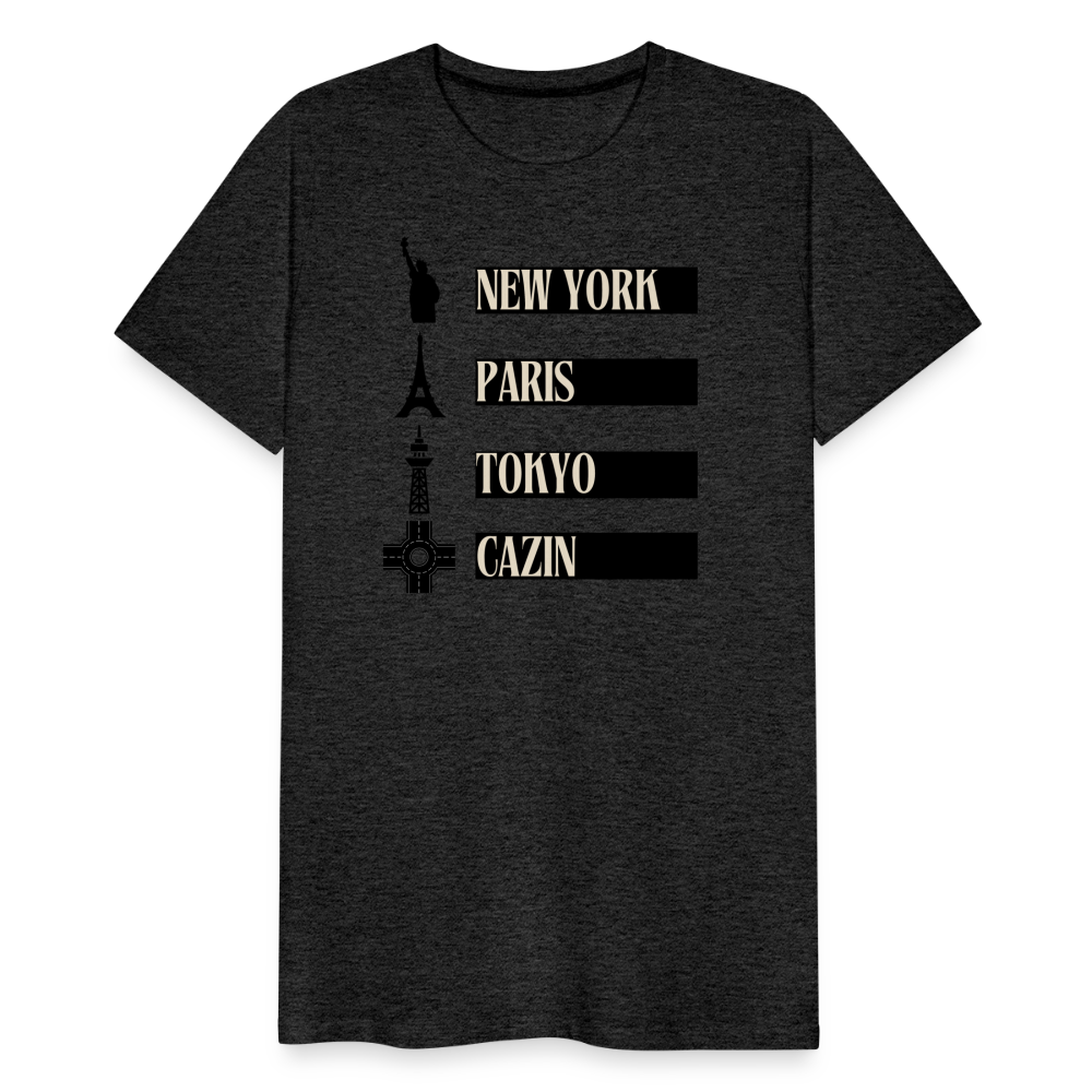 Cazin Herren Premium T-Shirt - Anthrazit