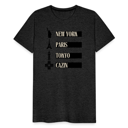 Cazin Herren Premium T-Shirt - Anthrazit