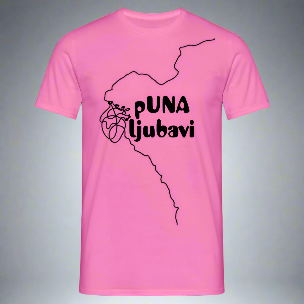 Fluß Una Männer T-Shirt - Pink
