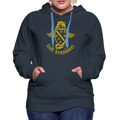 Ljuti Krajisnici Damen Premium Kapuzenpullover - Navy
