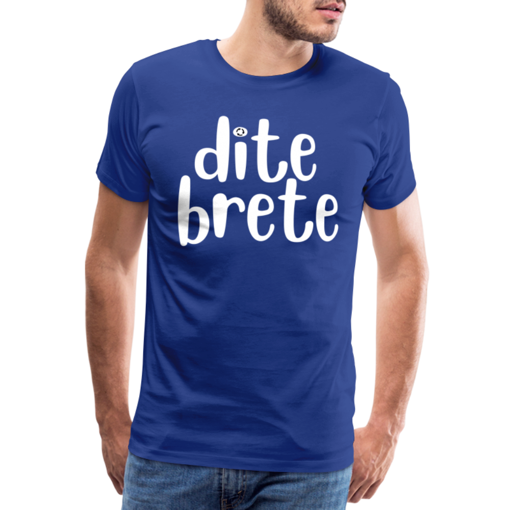 Dite Brete Herren Premium T-Shirt - Königsblau