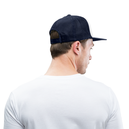 Baustelac Trucker-Kappe - Weiß/Navy