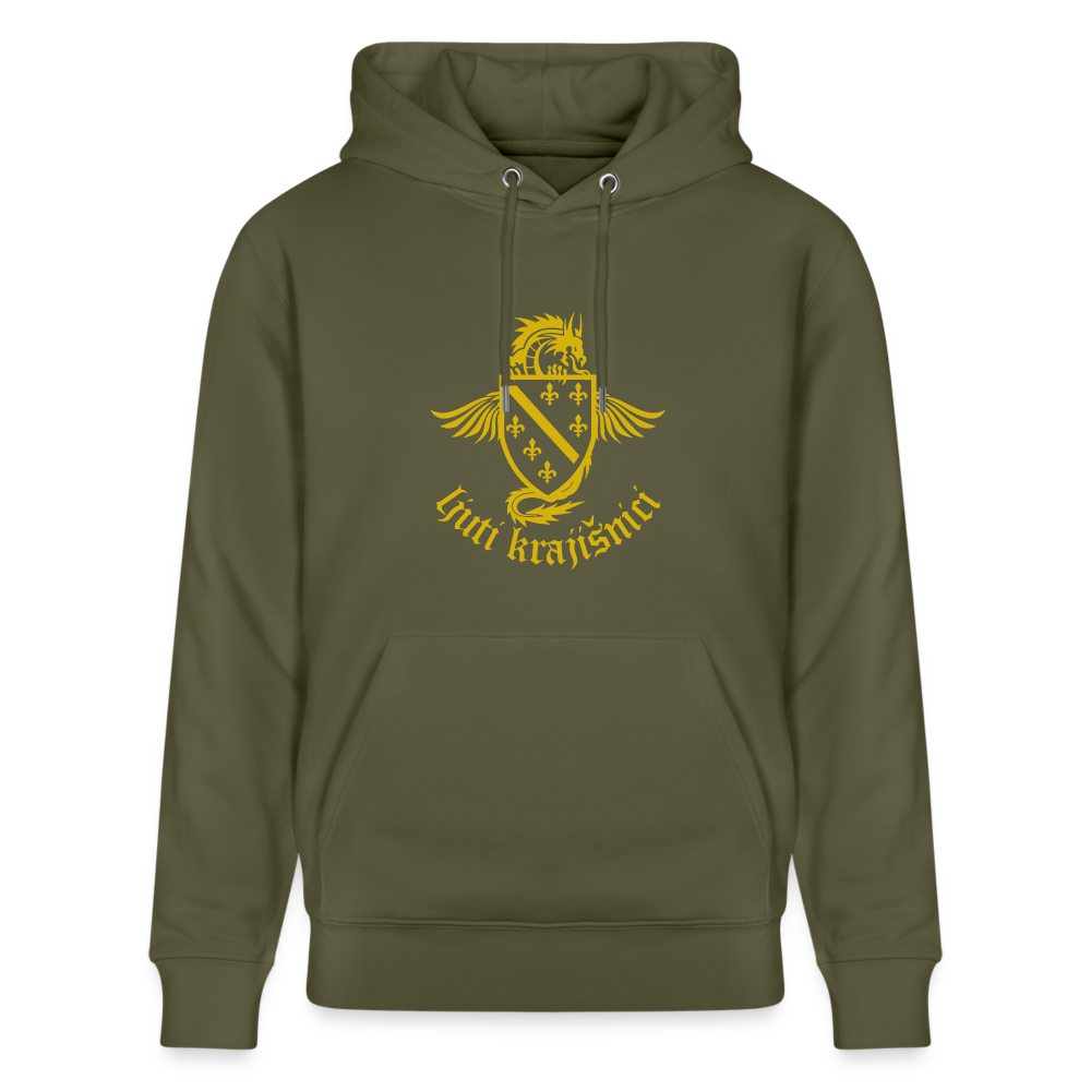 Luti krajisnici BIO-Kapuzenpullover - Khaki Grün