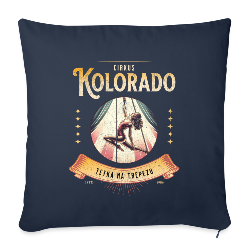 Circus Kolorado Sofakissen mit Füllung 44 x 44 cm - Navy