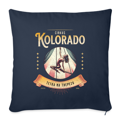 Circus Kolorado Sofakissen mit Füllung 44 x 44 cm - Navy