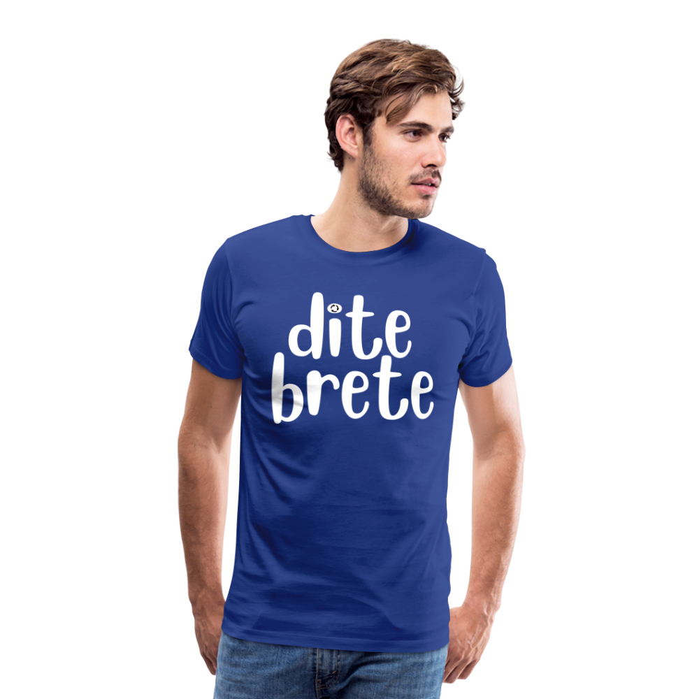 Dite Brete Herren Premium T-Shirt - Königsblau