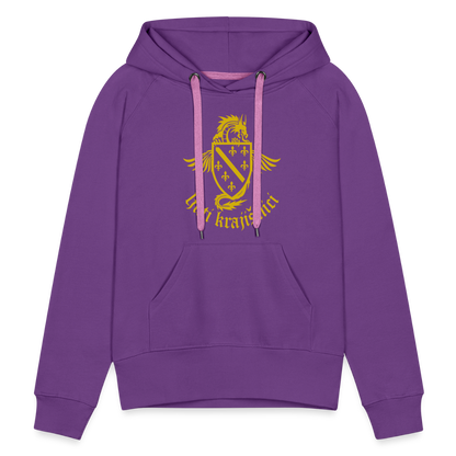 Ljuti Krajisnici Damen Premium Kapuzenpullover - Purple