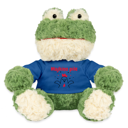 Frosch Torge personalisiertes Kinderspielzeug MiniFeet - Königsblau