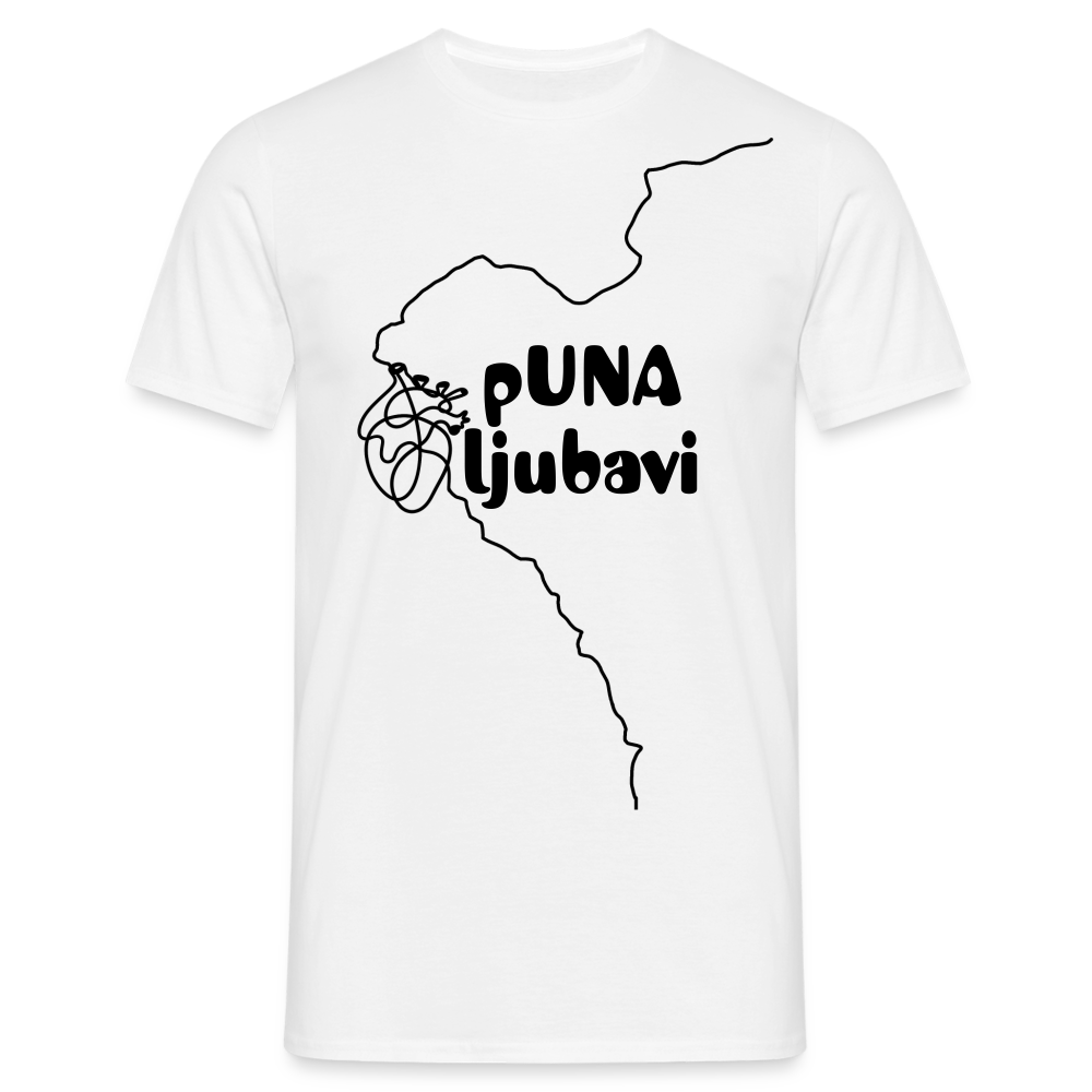 Fluß Una Männer T-Shirt - Weiß