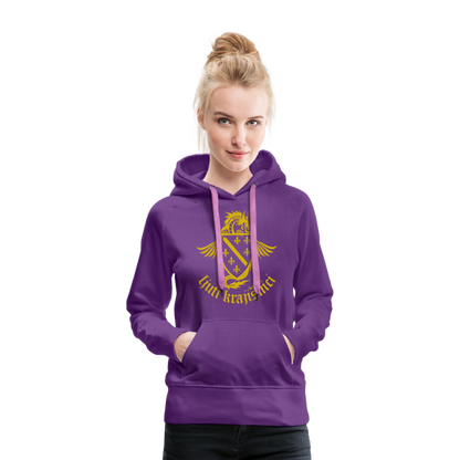Ljuti Krajisnici Damen Premium Kapuzenpullover - Purple