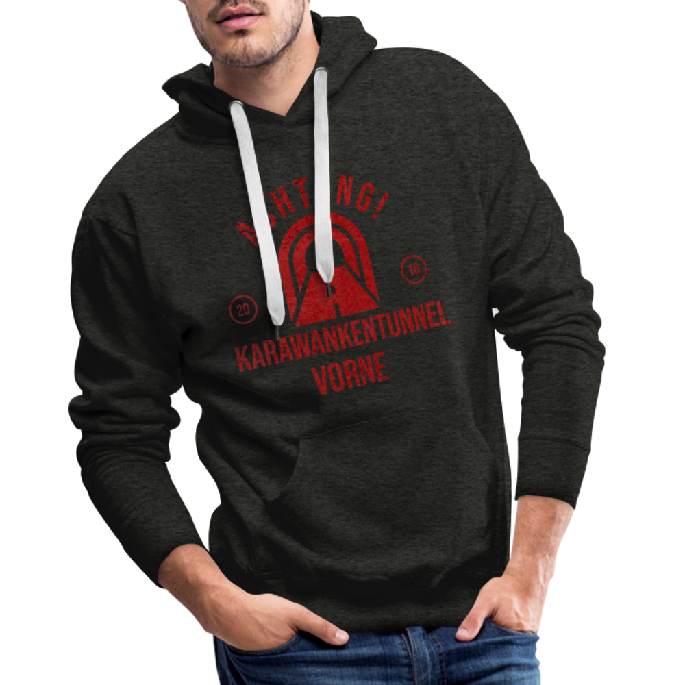 Karawankentunnel Männer Premium Hoodie - Anthrazit