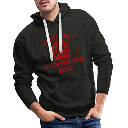 Karawankentunnel Männer Premium Hoodie - Anthrazit