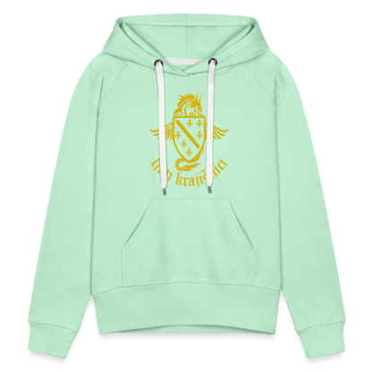 Ljuti Krajisnici Damen Premium Kapuzenpullover - helles Mintgrün