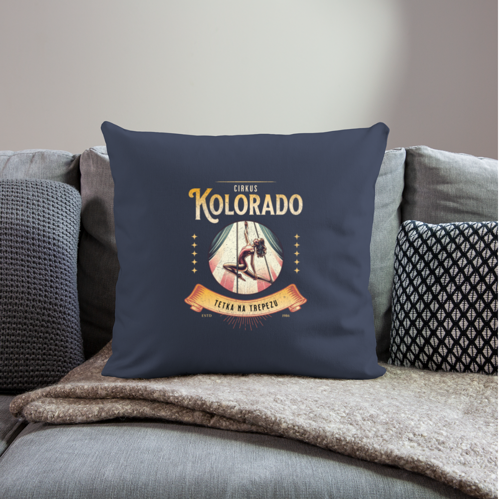 Circus Kolorado Sofakissen mit Füllung 44 x 44 cm - Navy