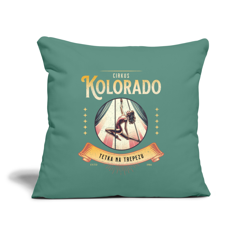 Circus Kolorado Sofakissen mit Füllung 44 x 44 cm - Tanngrün