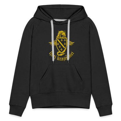 Ljuti Krajisnici Damen Premium Kapuzenpullover - Schwarz