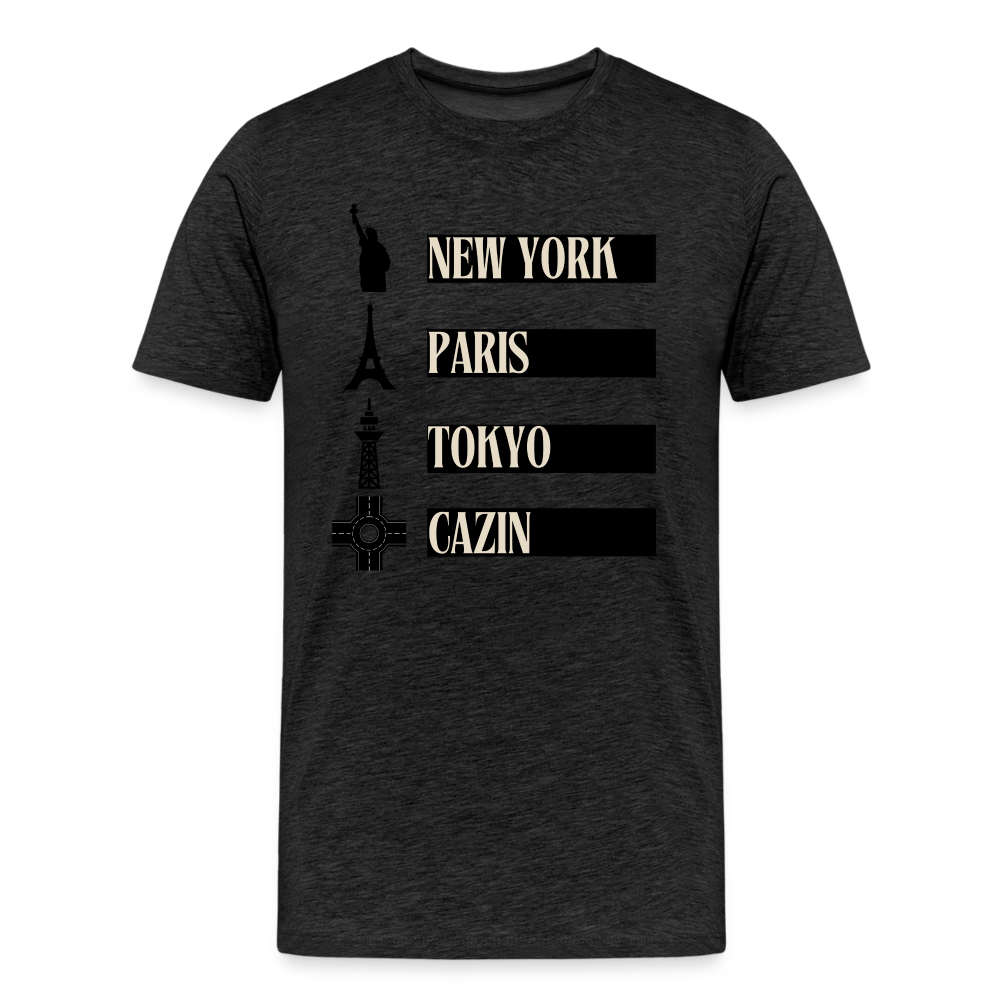 Cazin Herren Premium T-Shirt - Anthrazit