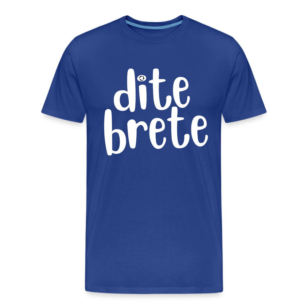 Dite Brete Herren Premium T-Shirt - Königsblau