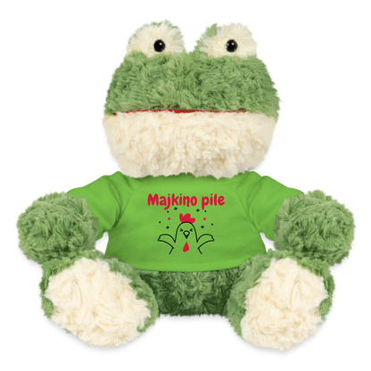 Frosch Torge personalisiertes Kinderspielzeug MiniFeet - Hellgrün