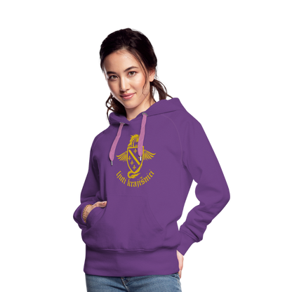 Ljuti Krajisnici Damen Premium Kapuzenpullover - Purple