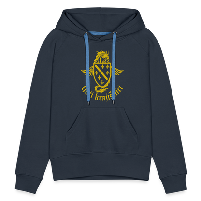 Ljuti Krajisnici Damen Premium Kapuzenpullover - Navy