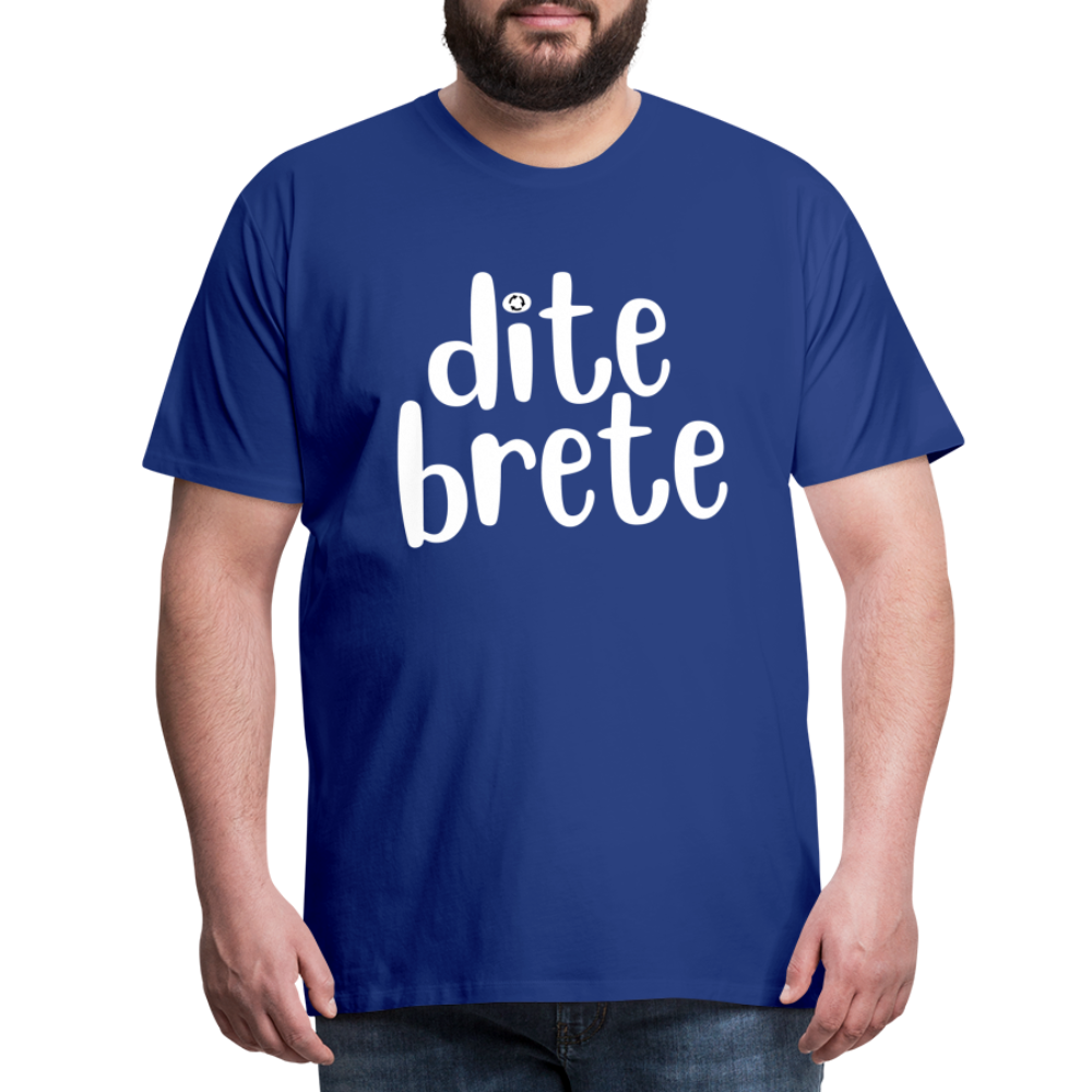 Dite Brete Herren Premium T-Shirt - Königsblau