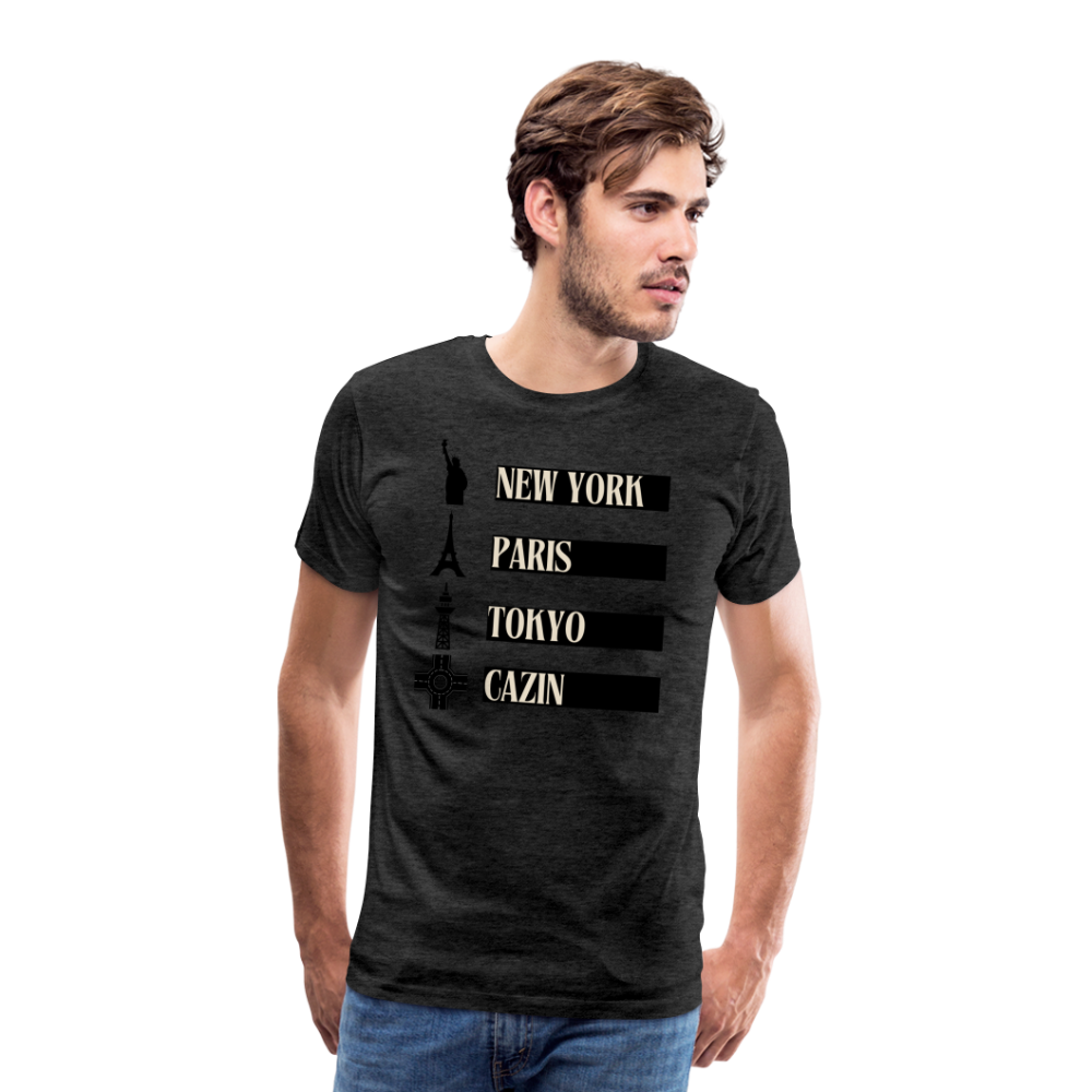 Cazin Herren Premium T-Shirt - Anthrazit