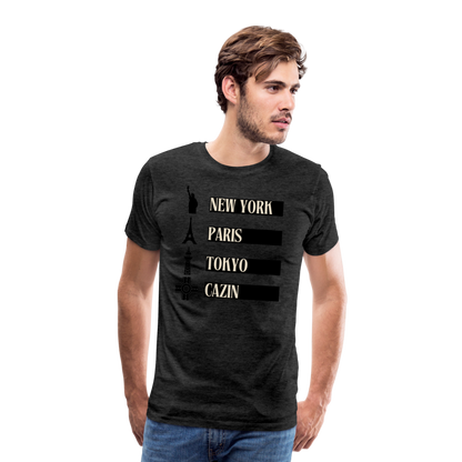 Cazin Herren Premium T-Shirt - Anthrazit