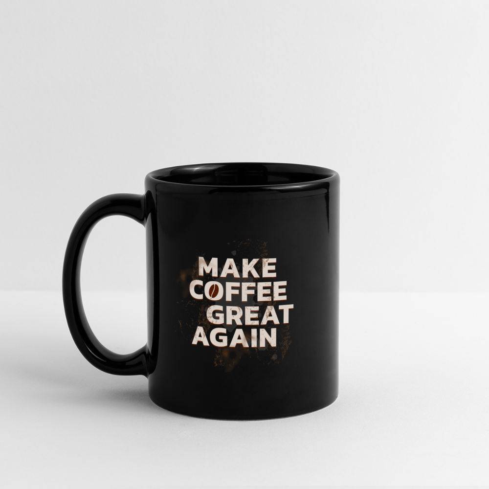 Toller Kaffee Tasse einfarbig - Schwarz