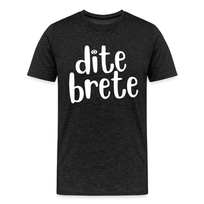 Dite Brete Herren Premium T-Shirt - Anthrazit