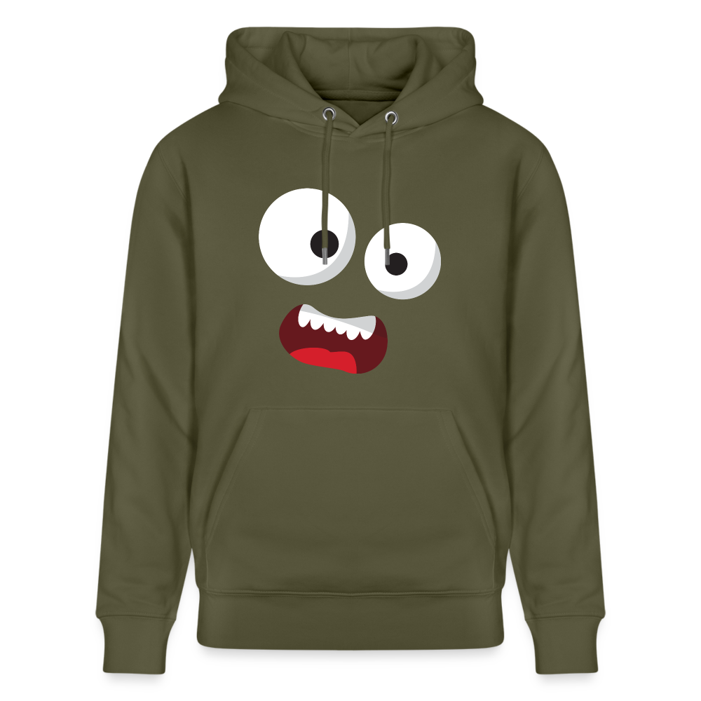 Monster-Bio-Hoodie - Khaki Grün