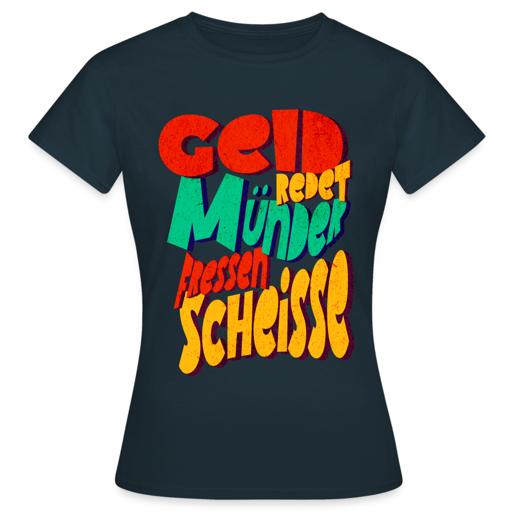 Geld Frauen T-Shirt - Navy