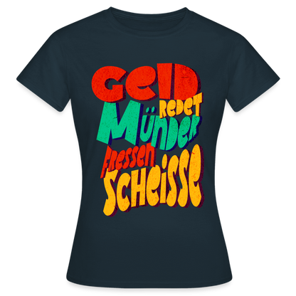 Geld Frauen T-Shirt - Navy