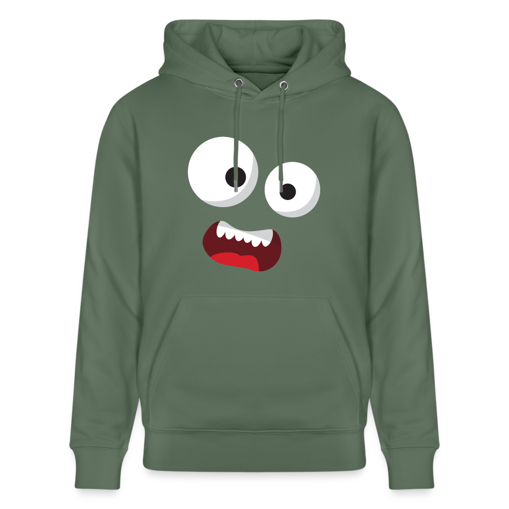 Monster-Bio-Hoodie - Tanngrün