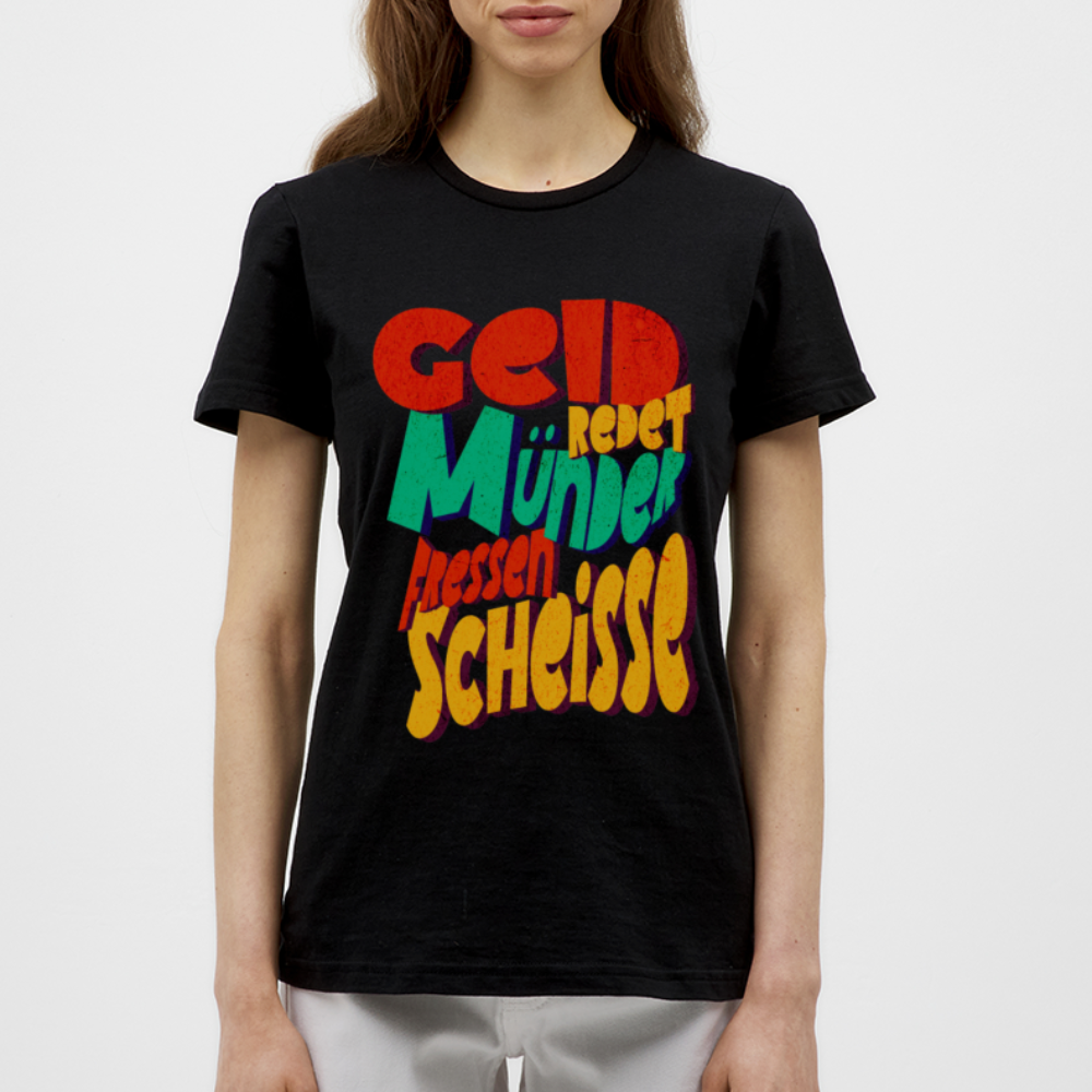 Geld Frauen T-Shirt - Schwarz