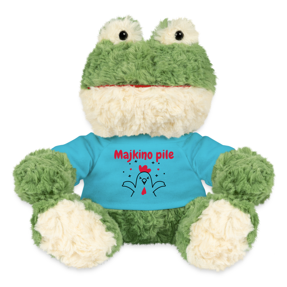 Frosch Torge personalisiertes Kinderspielzeug MiniFeet - Atollblau
