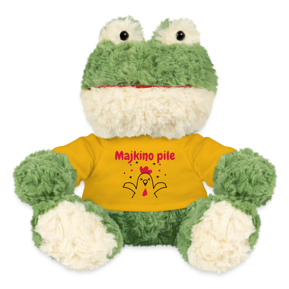 Frosch Torge personalisiertes Kinderspielzeug MiniFeet - Sonnengelb
