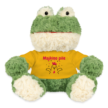 Frosch Torge personalisiertes Kinderspielzeug MiniFeet - Sonnengelb