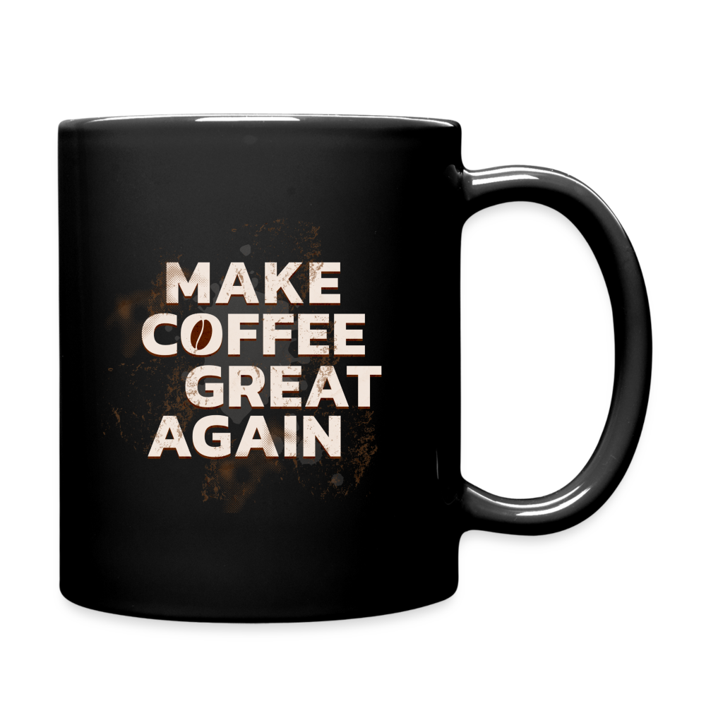 Toller Kaffee Tasse einfarbig - Schwarz
